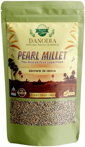 Danodia Foods Pearl Millet (Bajra Whole Grain), 950g