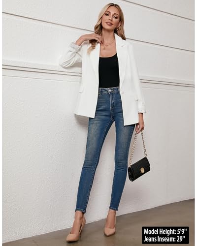 Image of GRAPENT Skinny Jeans for Women High Waist Stretchy Classic High Rise Slimming Jeggings Denim Trousers Pants