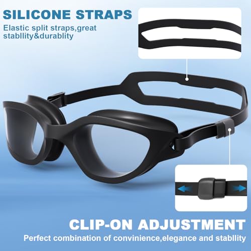 Foto von Winline Schwimmbrille Herren Damen Anti-Beschlag UV-Schutz wasserdicht klare Sicht für Unisex Erwachsene Jugendliche
