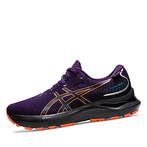 ASICS Cumulus 24 Straßenlaufschuhe für Frauen Schwarz Weiß