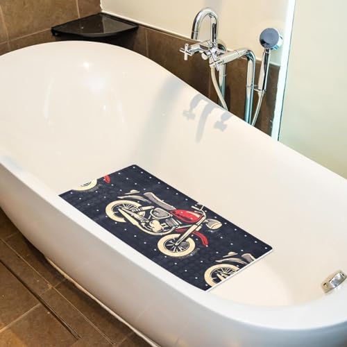 Alfombrilla de baño antideslizante para evitar caídas en duchas largas 6