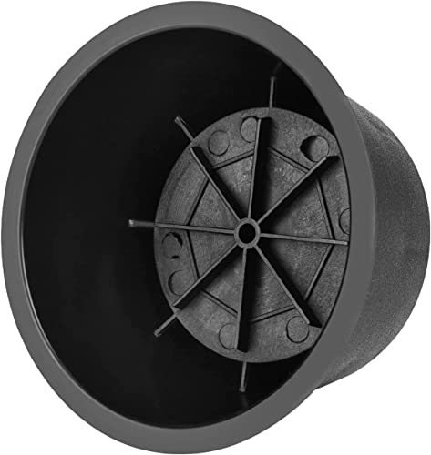 Btsd-Home Round Bed Risers 3 Inch Heavy Duty Furniture Risers Table Chair Risers Lift 10000 Pounds Rise Up 2.5 Inch Set Of 4 Pieces (Black) #TOP6