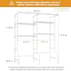 Amazon.com: ULIFHOME U14 Over Washer and Dryer Storage Shelves, 4 Tiers ...