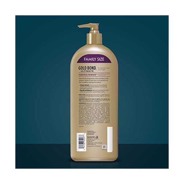 Gold-Bond-Radiance-Renewal-Hydrating-Lotion-for-Visibly-Dry-Skin-Family-Size-Brown-Shea-Butter-20-Oz Gold Bond Radiance Renewal Hydrating Lotion, 20 oz., for Visibly Dry Skin, Family Size