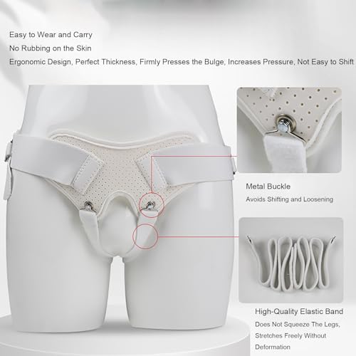 Faja para Hernia Inguinal con Almohadillas Removibles, Talla S miniatura 3
