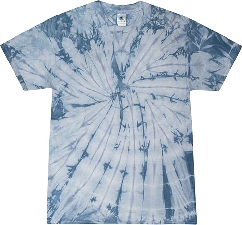 Colortone Short Sleeve Tie Dye T-Shirts for Boys and Girls Tie