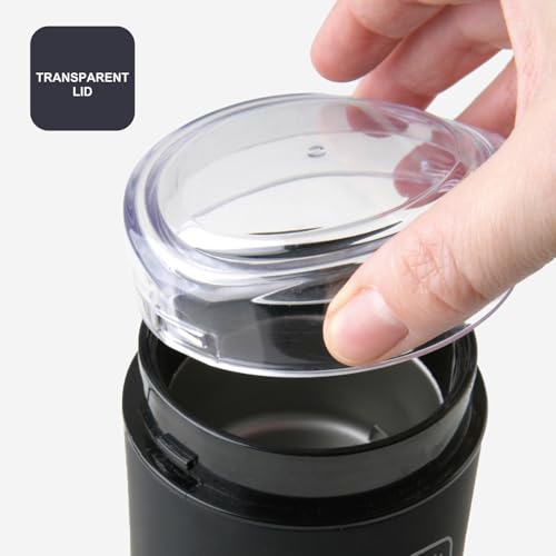 BLACK+DECKER - Elektrische Molen | BXCG150E | Voor Koffie, Noten, Kruiden, Zaden | Snel | 150W | 50g | Roestvrijstalen Container en Messen - Afbeelding 6