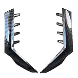 Compatible for VW Golf 8 MK8 GT-I GTD TSI TD Pro GT-I Rline 2020-2023(Gloss Black) 2 Pcs Car Rear Window Side Spoiler Body Kit Trim Wing Canards Splitter (Carbon Look)