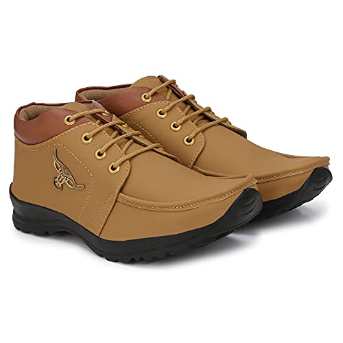 Image of Men's Casual Boots for Men Stylish, Durable & Comfortable Everyday Footwear for Travel, Work, or Outings, Ideal for All-Season Casual Use