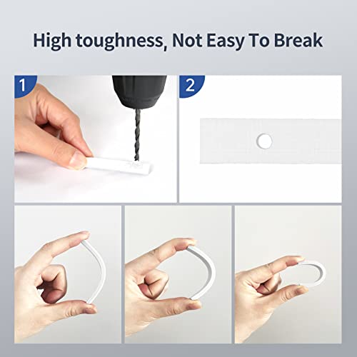 Image of ANYCUBIC Tough Resin 2.0, 3D Printer Resin with Upgraded High Toughness and High Precision, 365-405nm Fast Curing 3D Resin for 4K 8K LCD /DLP /SLA 3D Printing (White, 1kg)