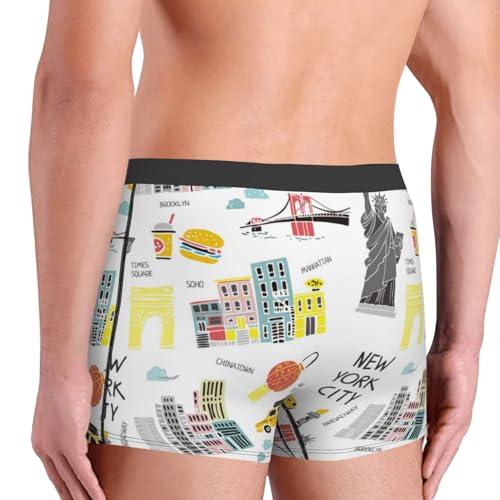 New York Mens Underwear Boxer Briefs For Men’s -3