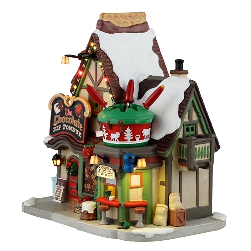 The Chocolate Dip Fondue Lemax 55355 maqueta iluminada de Navidad 3