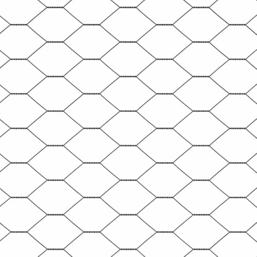 Zaunpfosten Grau 10 x 0,4 m (36 mm Maschen) aus Stahl und PVC, wetterfest, für Garten, Terrasse, Sichtschutz und sichere Einzäunung