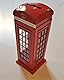 2 UR DOOR Rote Telefonzelle Spardose, Bank-Souvenir, Zinkdruckguss, London-Souvenir mit Union Jack, Sammlerstück mit leicht zugänglicher Kappe für Kinder und Erwachsene, unverwechselbare Größe: 14 x 6