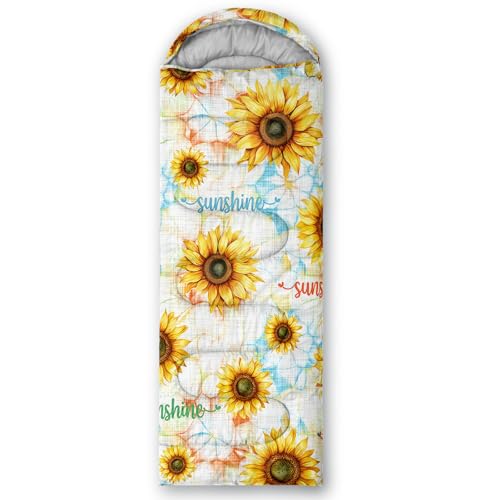 Image of QOOMO Camping Sleeping Bags,3 Season Warm & Cool Weather,Lightweight,Waterproof Sleeping Bags for Adults & Kids,Traveling,and Outdoors,Camping Gear Equipment