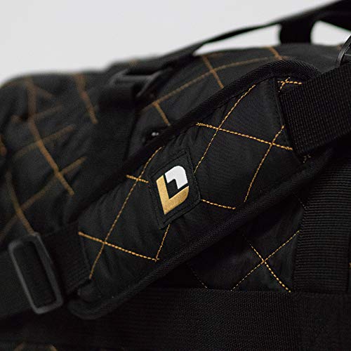 Gold And Black Dance Bag - Volleyball Bag - Soccer Bag - Duffle Bag For Kids - Dance Bags For Girls - Kids Duffle Bag - Ballet Bag - Gymnastics Duffle Bags For Girls And Boys - LITZ Travel Duffle