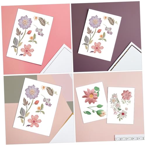 Pegatinas de flores para interruptores de luz que protegen las paredes de manchas 8