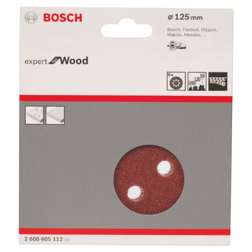 Bosch Professional Excéntrica C430: 125Mm 8P. Set 6