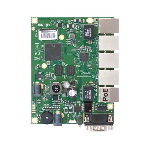 MikroTik Rb450Gx4 Internes Netzzubehör, Verkabelt, Grün