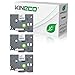 Produktbild Kineco 3 Schriftbänder kompatibel für Brother TZE-231 12mm/8m - Schwarz auf Weiß P-Touch 1000 1010 1080 1090 1200 1200P 1230PC 1250 1280 1290 1750 1800 1850 200 220 2400 2450 2460 2470 2480 300 310
