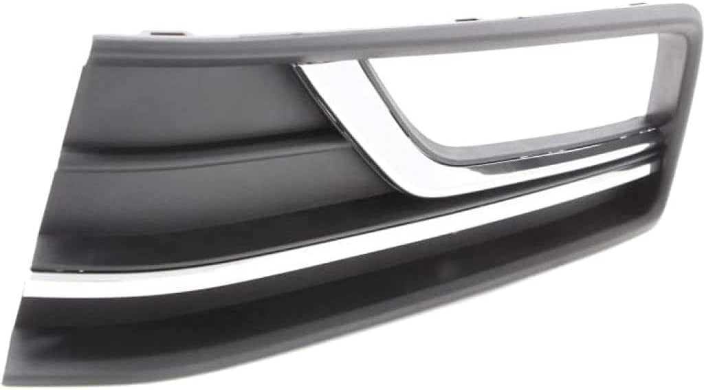 KarParts360 For Volkswagen Passat Fog Light Bezel/Cover 2016 2017 2018 Driver and Passenger Side Pair Replaces VW1038146 VW1039146