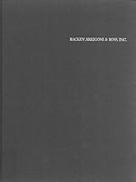Backen Arrigoni & Ross, Inc. B000QYDMN2 Book Cover