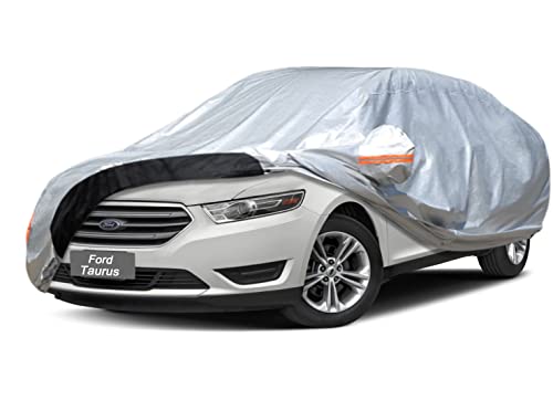 Image of GUNHYI Car Cover Custom Fit Ford Taurus (1986-2026) Waterproof for Automobiles, Oxford Sun Rain Dust Snow Protection (Ships from US Warehouse, Delivery 3-8 Days)