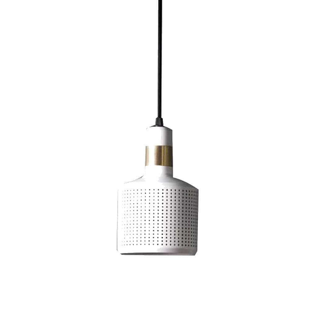 Lustre suspension atmosphère chaleureuse métal ajouré design - 5