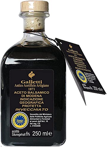 Galletti - Aceto Balsamico di Modena I.G.P. (250ml) | Invecchiato