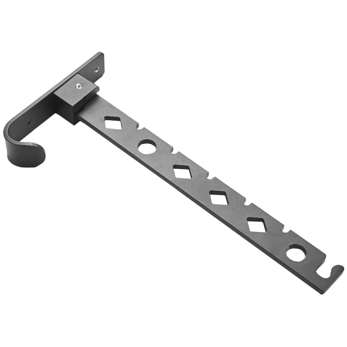 Perchero de pared plegable con seis agujeros y aluminio espacial antioxidante