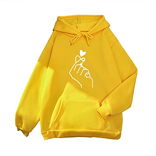 Damen Pullover Sweatshirt Graphic Sweatjacke Hoodie Mit Kapuze Streetwear...