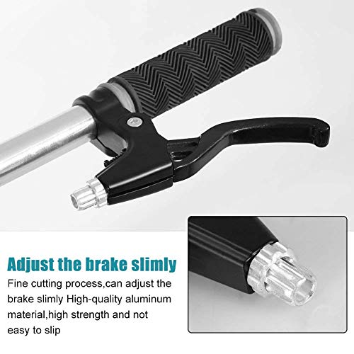 Disiwene 1 Pair Bicycle Brake Lever, V-Brake Handlebar Aluminium Alloy Bike Brake Handle Universal 2.2Cm For Most Bicycle, Road Bike, Mountain Bike (Black) #TOP4