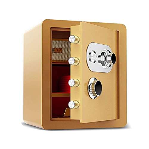 Coffre-fort de maison RLKHXBS doré pour sécuriser votre argent et vos bijoux de famille