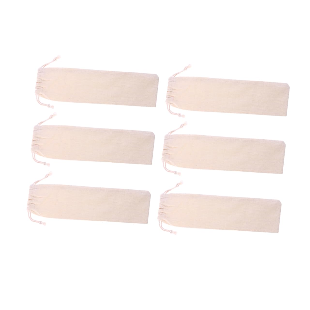 Unomor Travel Straw Carrying Case Reusable Straws Bag Flannel Pouch Easy Wash for Family