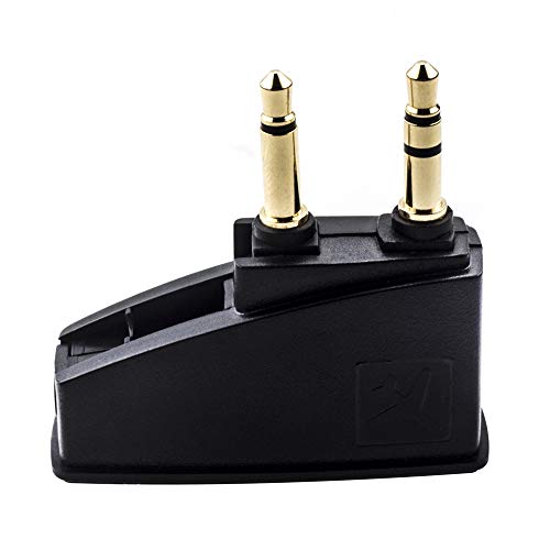 HotTopStar QC25 Airline Airplane Flight Headphone Adapter Compatible for Bose Quiet Comfort QC2/QC3/QC15/QC20/QC20I/QC25/QC35