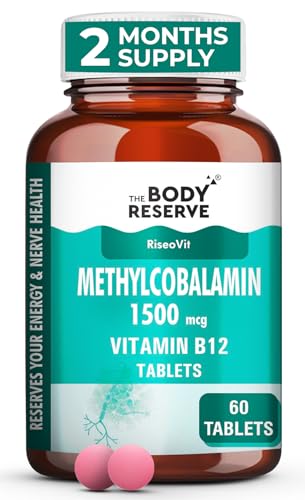 THE BODY RESERVE Vitamin B12 Tablets 1500 mcg as Methylcobalamin ...