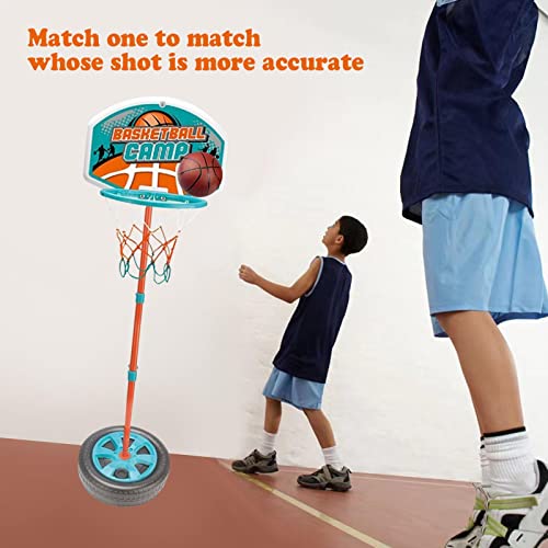 Suporte de cesta de basquete infantil | Cesta de Basquetebol Altura Ajustável Portátil para Crianças