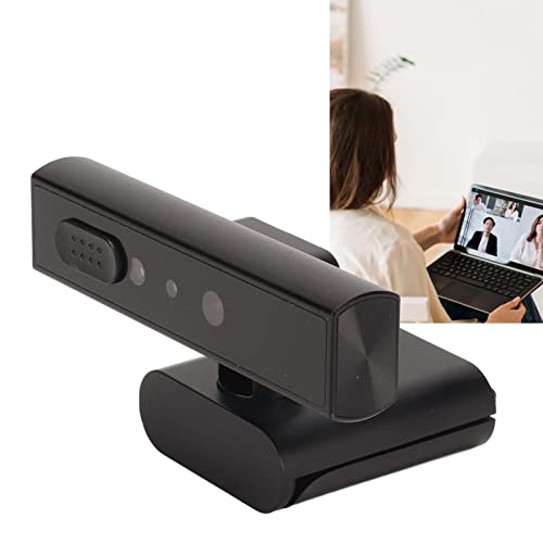 Webcam Empresarial 1080P, USB FHD Web Computer Face Camera Plug and Play para Laptop PC Desktop, Len