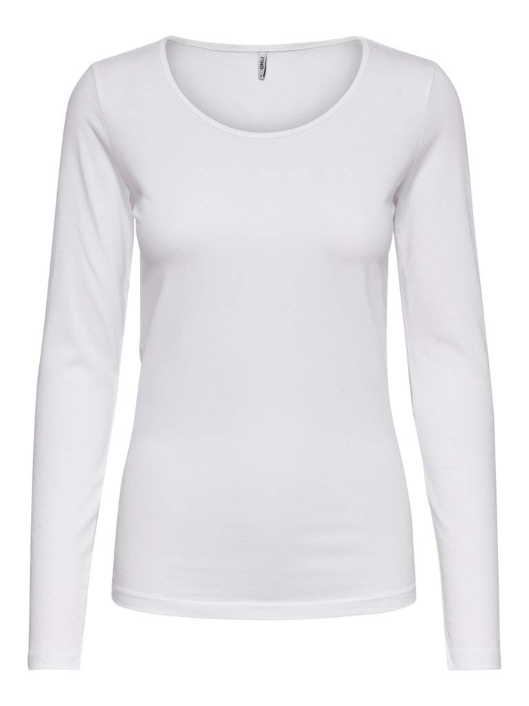 ONLY Damen Shirt LIVE weiß XS