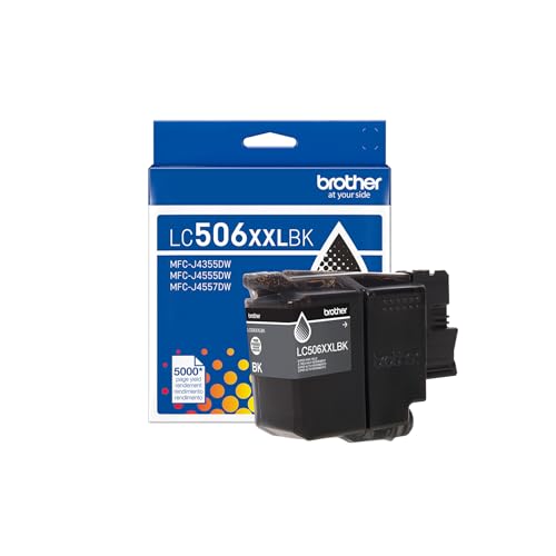 Image of Brother Genuine LC506XXLBK Super High Yield Black Ink Cartridge (for use INKvestment 4355, 4555, and 4557 Printers)