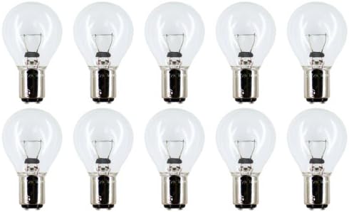 CEC Industries #1724 Bulbs, 6.2 V, 27.9 W, BA15d Base, S-11 shape (Box of 10)