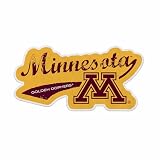 Rico Industries NCAA Minnesota Golden Gophers Distressed Shape Cut Pennant - Home and Living Room Décor - Soft Felt EZ to Hang