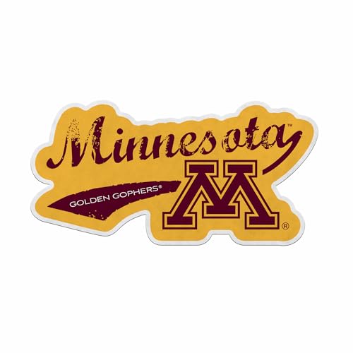 Rico Industries NCAA Minnesota Golden Gophers Distressed Shape Cut Pennant - Home and Living Room Décor - Soft Felt EZ to Hang