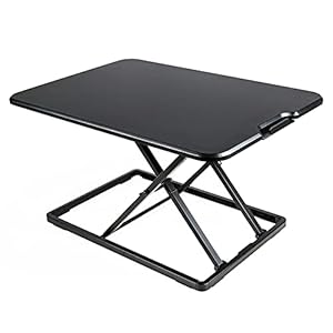 Edaygo Schreibtischaufsatz Tischerhöhung Stehtisch, Ergonomisch, Höhenverstellbar in 6 Stufen, Belastbar bis 8 kg, 67 x…