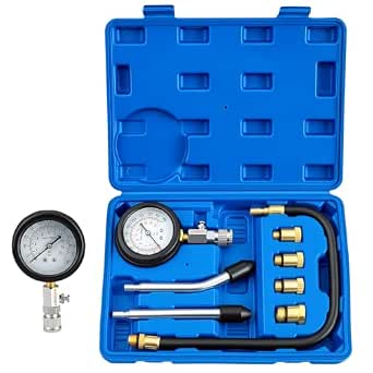 Compression Tester Engine Cylinder Gauge 0-300psi for Small Engine