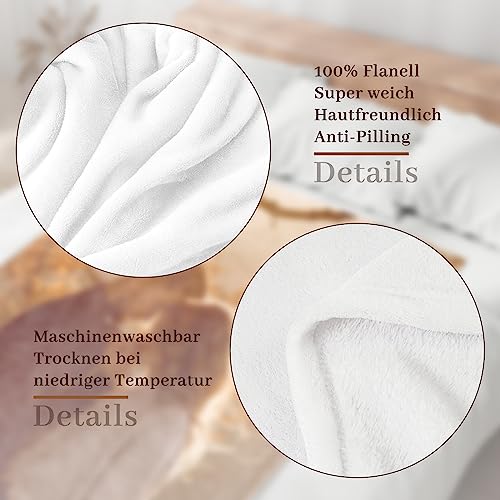 Giftove Personalisierte Decke mit Foto, 100% Flanell Kuscheldecke Personalisiert, Personalisierte Geschenke für Frauen Beste Freundin Schwester, Fotogeschenke zum Geburtstag Jahrestag Hochzeitstag
