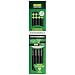 Dixon Tri-Conderoga Triangular #2 Pencils, Wood-Cased, Black, Pack of 12 (22500)