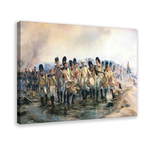 Impression sur toile Steady The Drums And Fifes Elizabeth Thompson poster suspendu 30x45 cm