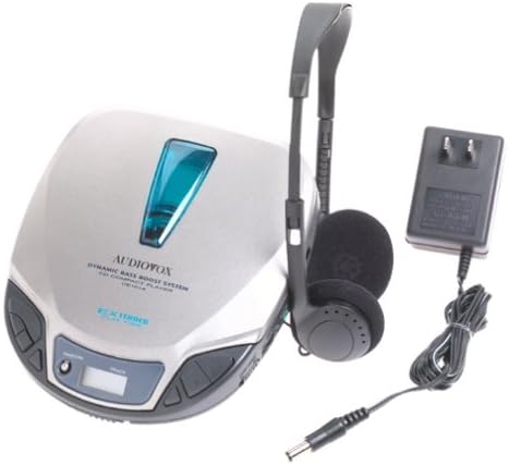 Audiovox CE101A Personal CD Player with Dual Stereo Headphones