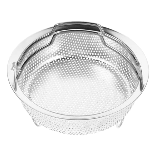 GALPADA Panier Vapeur Avec Poignée Pour Cuisson Refroidissement Et Rôtissage Panier Vapeur Pour Fruits Et Légumes Acier Inoxydable